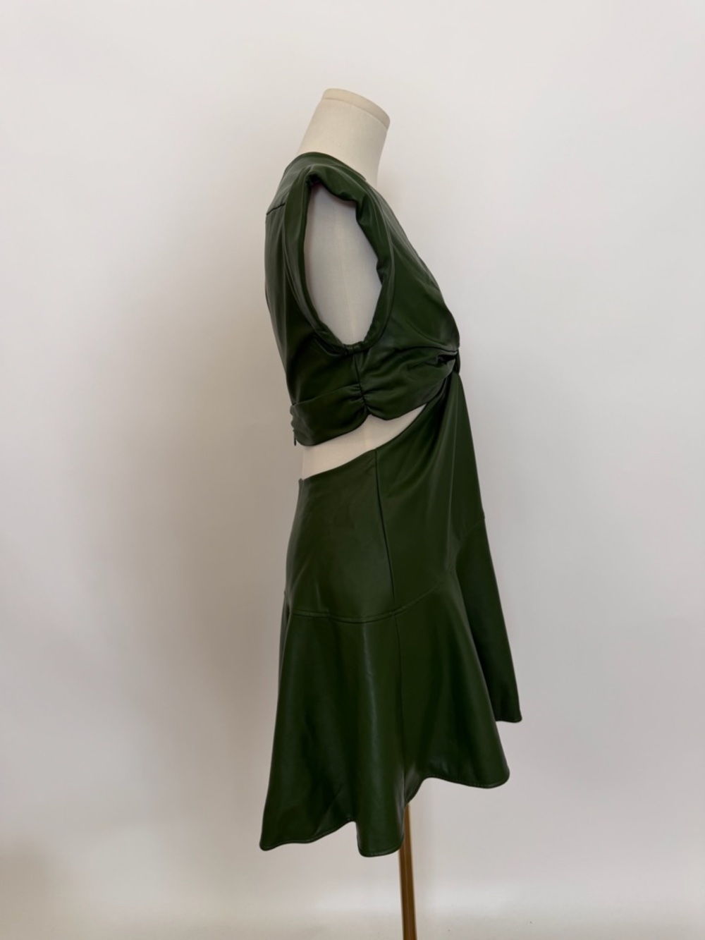 A.L.C. Lexi Dress in Forest Green - Picture 8 of 10